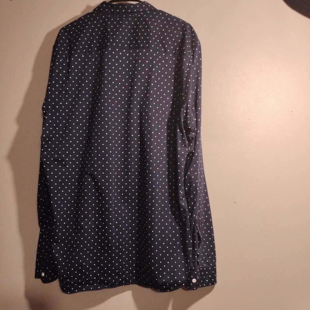Artefact,Long Sleeve Shirt, Extra Large, Blue With Dots - Picture 7 of 9